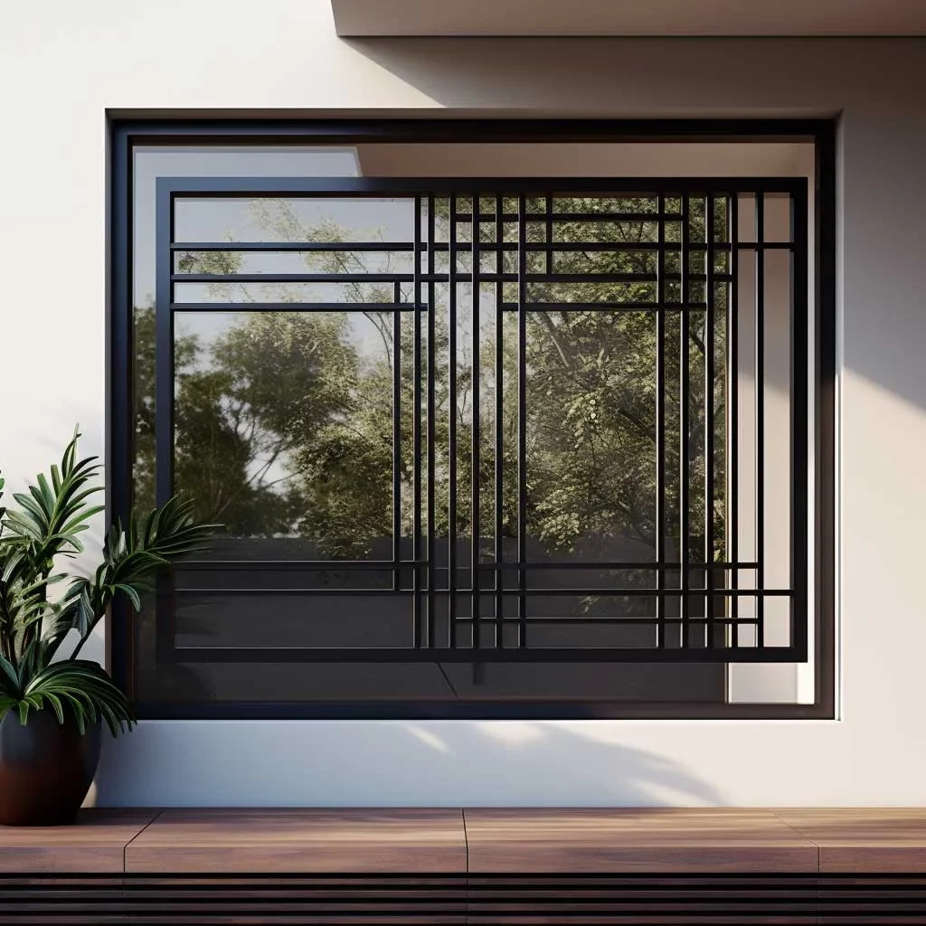 Fenêtre en Fer Forgé sur Mesure